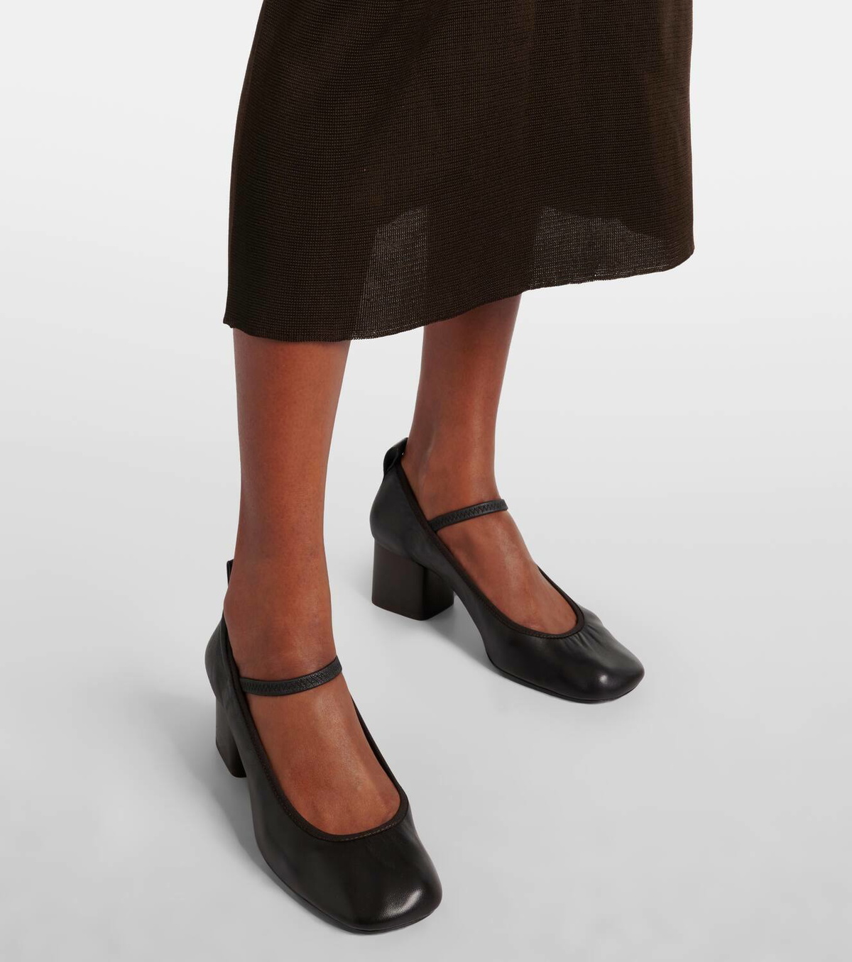 【Lemaire】 Ballerinaレザー Mary Janeフラット Lemaire】 Ballerinaレザー Mary Janeフラット (LEMAIRE