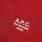 A.P.C. Raymond Logo T-Shirt in Red