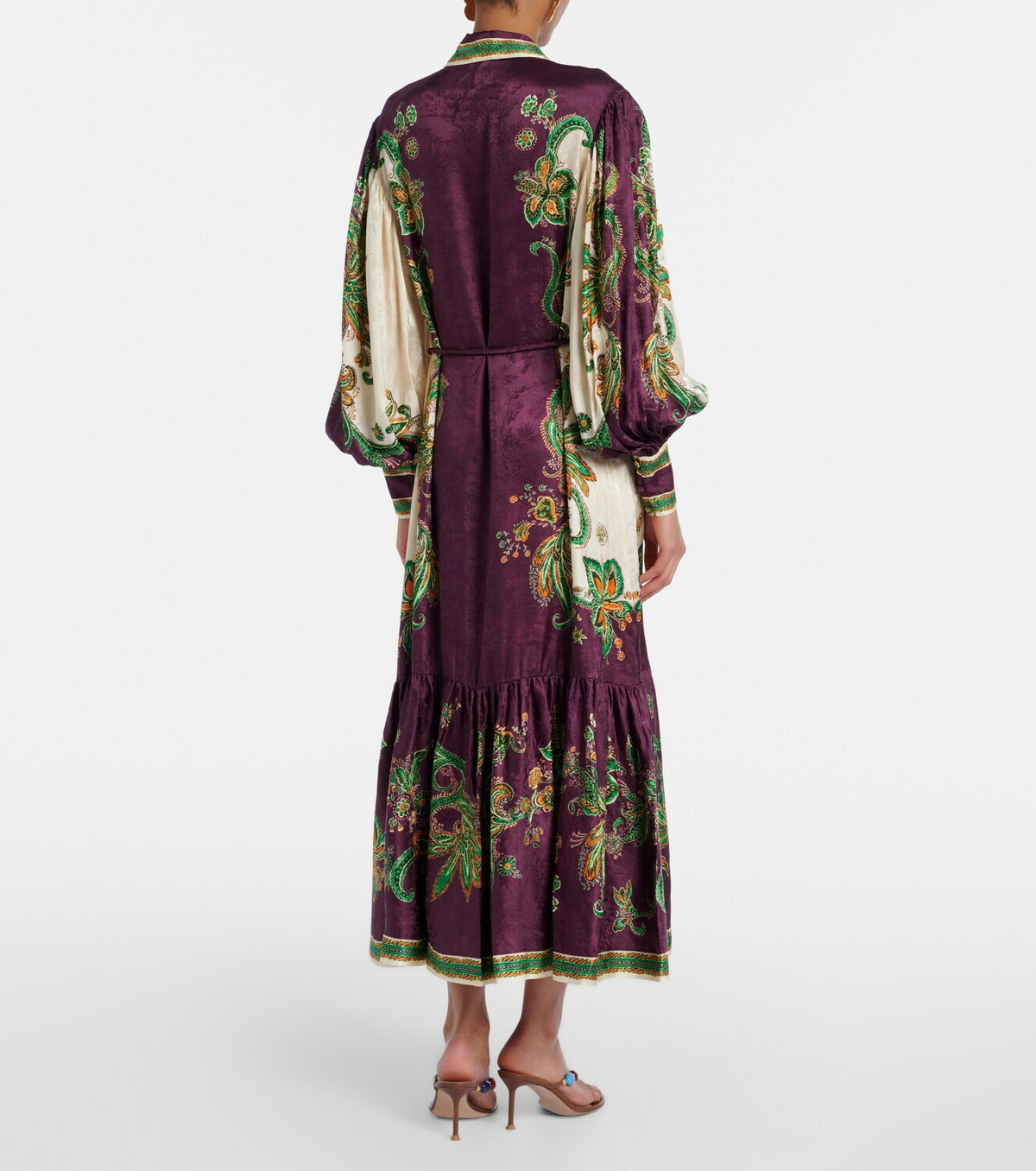 Alémais Ruthie floral shirt dress