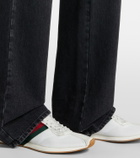 Gucci Gucci Tempo suede-trimmed sneakers