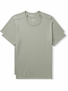 Lady White Co - Two-Pack Slim-Fit Cotton-Jersey T-Shirts - Gray