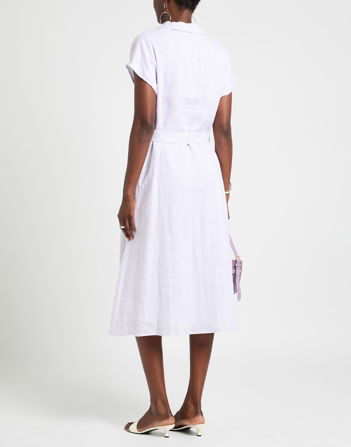 Peserico Womens Midi dress Mauve