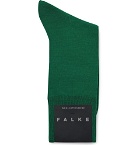 Falke - Airport Stretch Virgin Wool-Blend Socks - Green