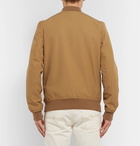 A.P.C. - Barett Padded Tech-Gabardine Bomber Jacket - Brown