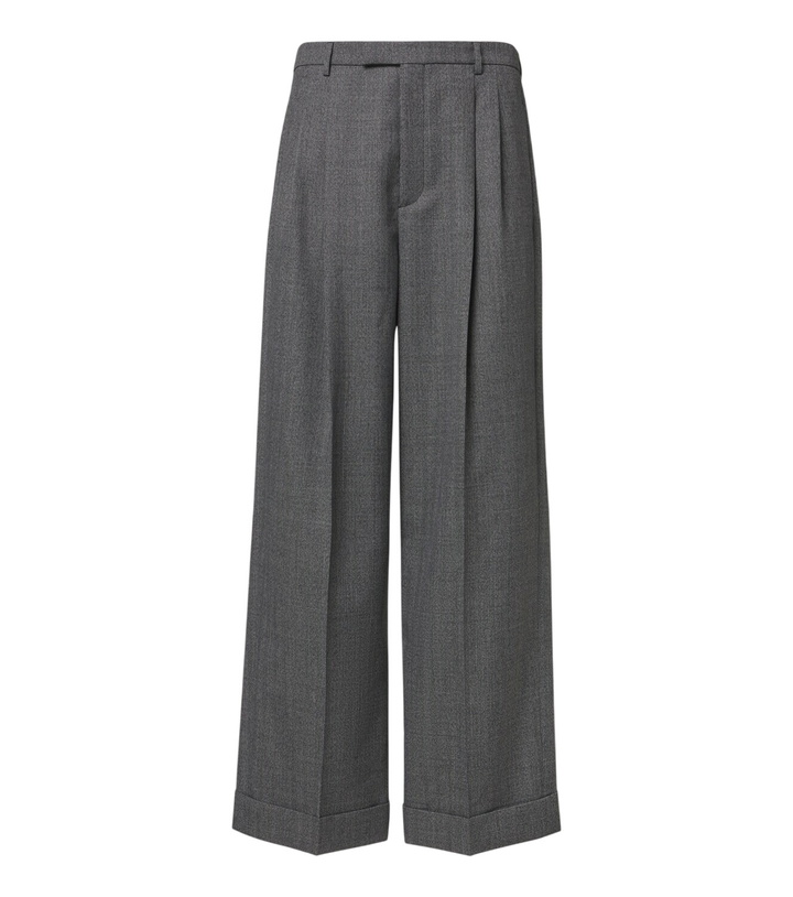 Photo: Valentino Herringbone wide-leg pants