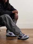 Nike - ACG Torre Mid Canvas and Suede Hiking Boots - Gray