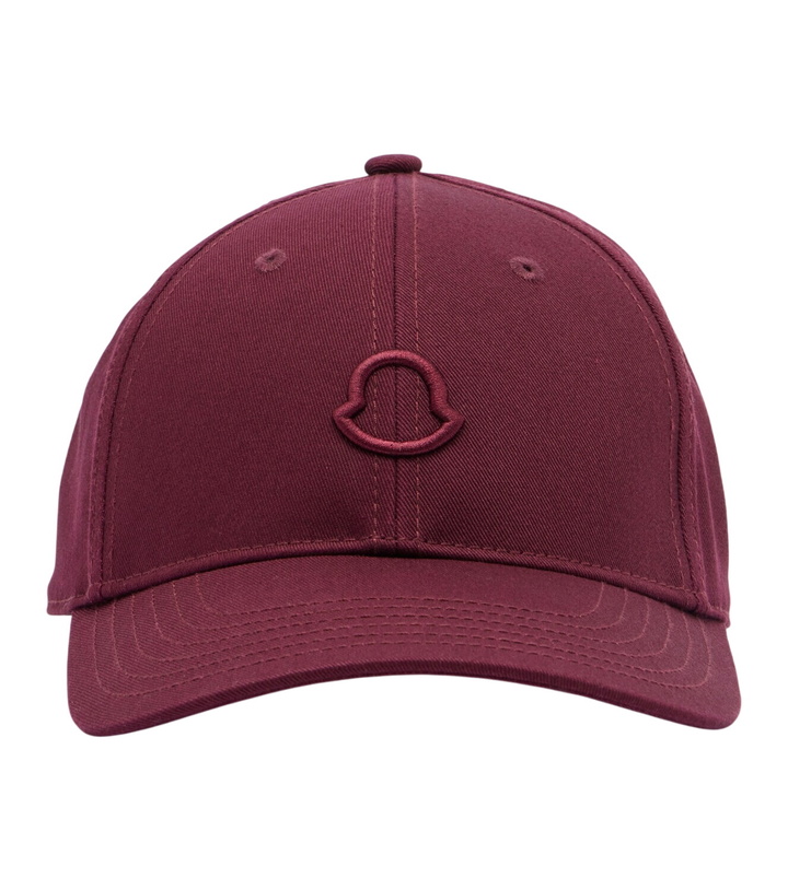 Photo: Moncler Logo cotton canvas baseball cap