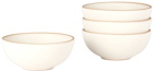 Lineage Ceramics White Cereal Bowl, 4 pcs