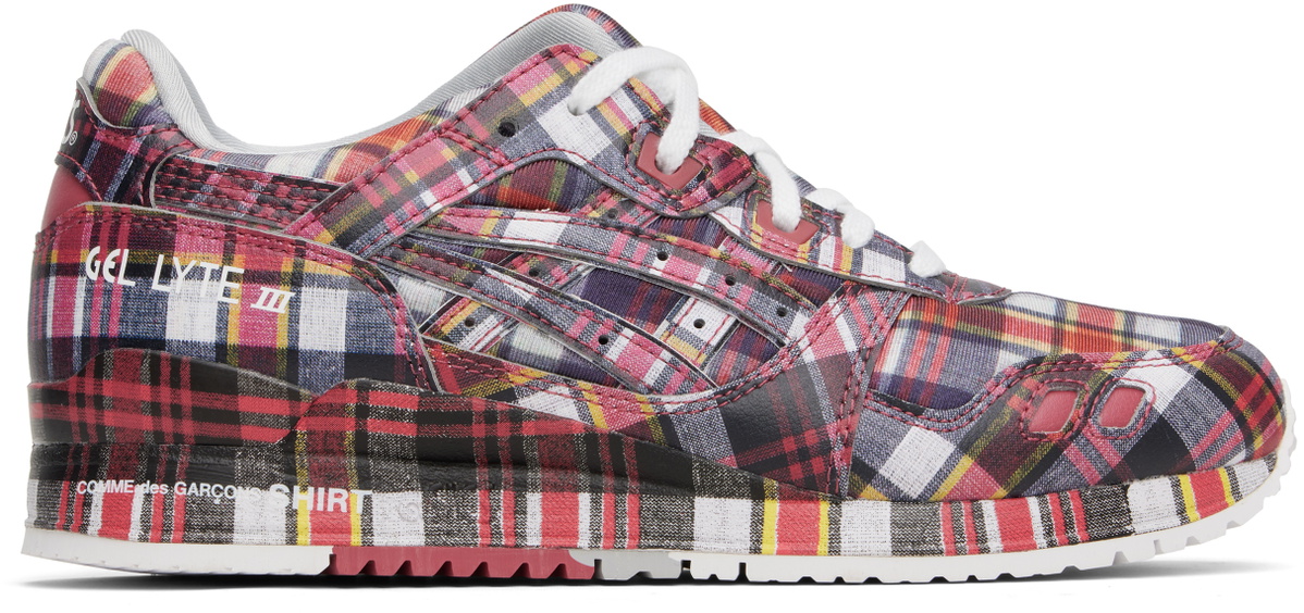 Comme des Garçons Shirt Red ASICS Edition GEL-LYTE III 07 Remastered Sneakers