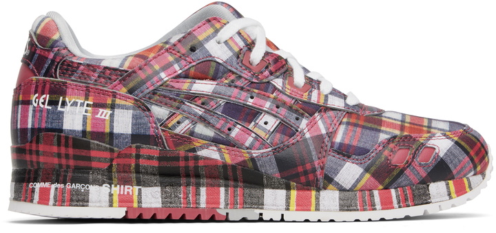 Photo: Comme des Garçons Shirt Red ASICS Edition GEL-LYTE III 07 Remastered Sneakers