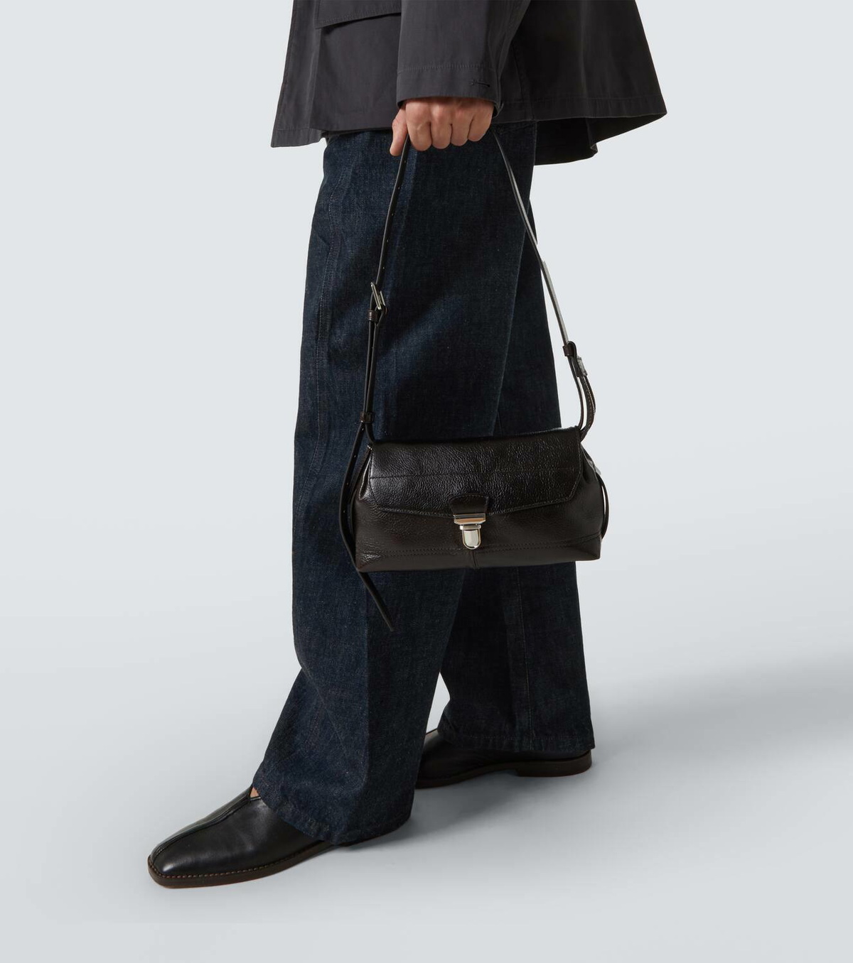 Lemaire Gear Small leather crossbody bag Lemaire