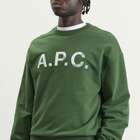 A.P.C. Men's Vintage Sweatshirt in Dark Green