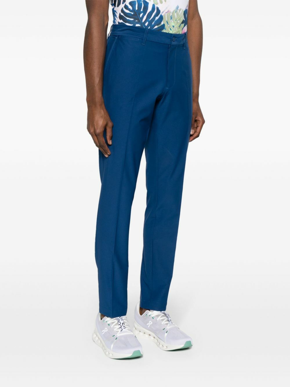J.Lindeberg Blue Elliot Straight-Leg Trousers