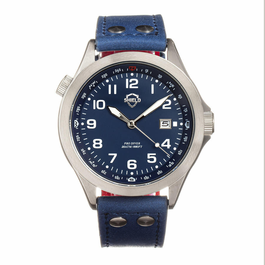 Shield Palau Quartz Blue Dial Mens Watch SLDSH104-3
