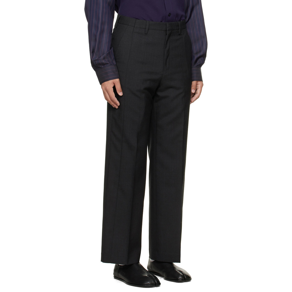 Maison Margiela Gray Regular Tailored Trousers
