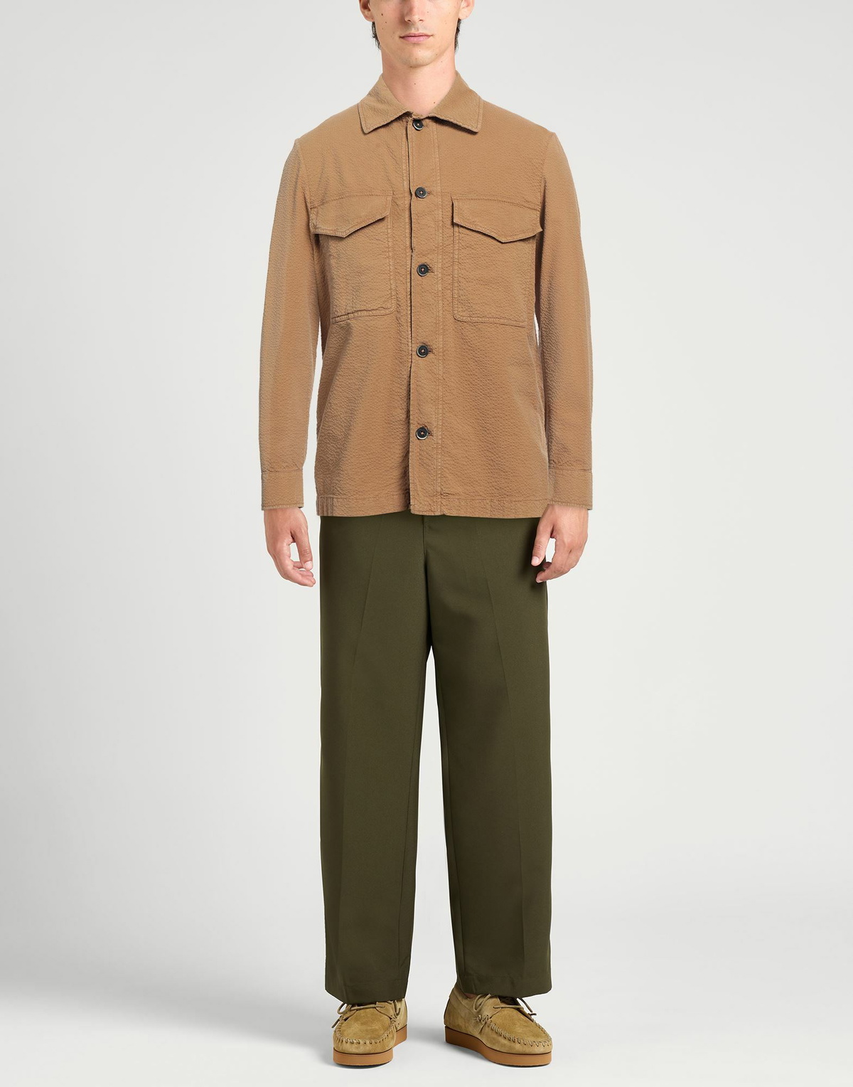 Barena Mens Shirt Camel