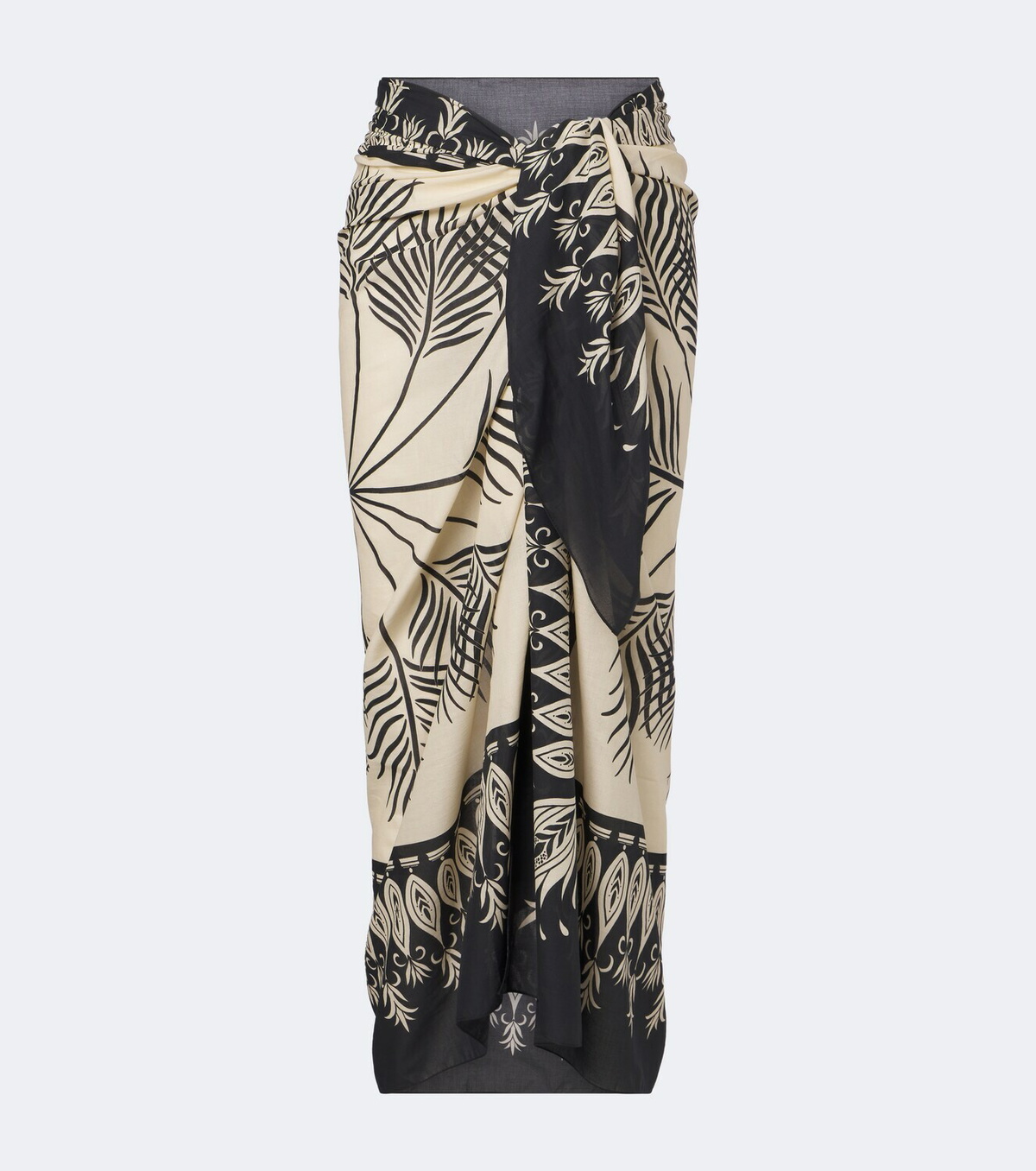 Johanna Ortiz Printed cotton beach cover-up