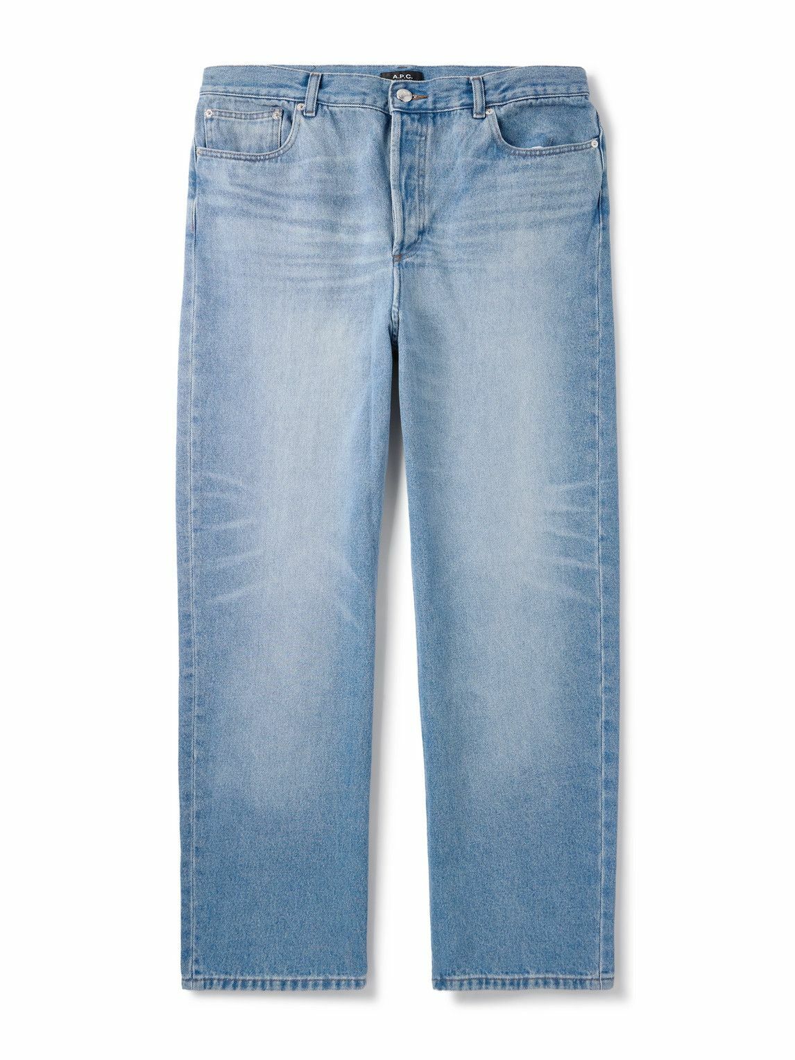 A.P.C. - Solal Straight-Leg Stonewashed Jeans - Blue A.P.C.