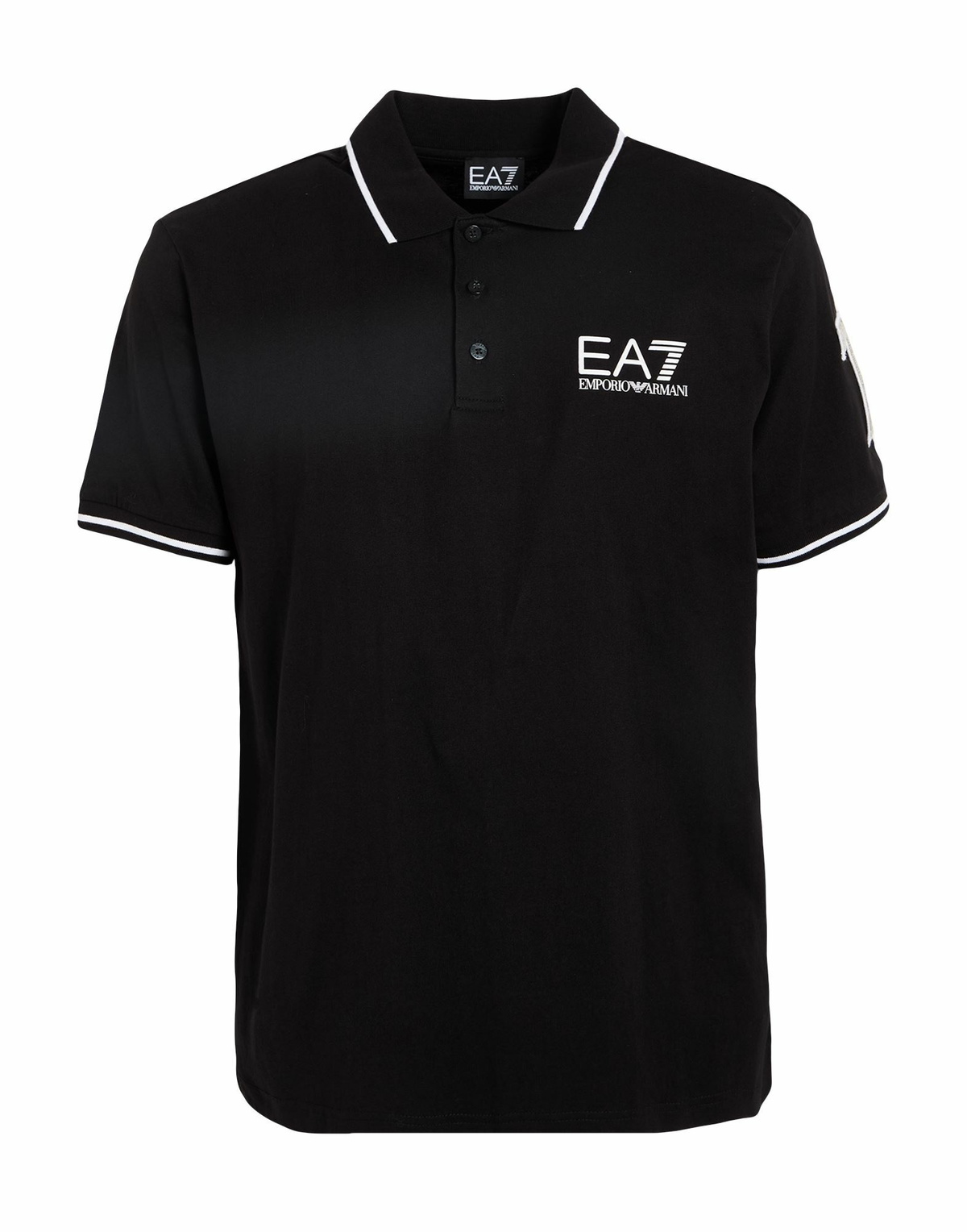 Ea7 Mens Polo shirt in Black