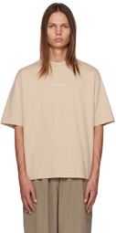 Acne Studios Beige Relaxed Fit T-Shirt