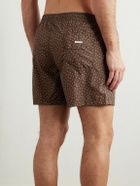 Massimo Alba - Kite Straight-Leg Mid-Length Polka-Dot Swim Shorts - Brown