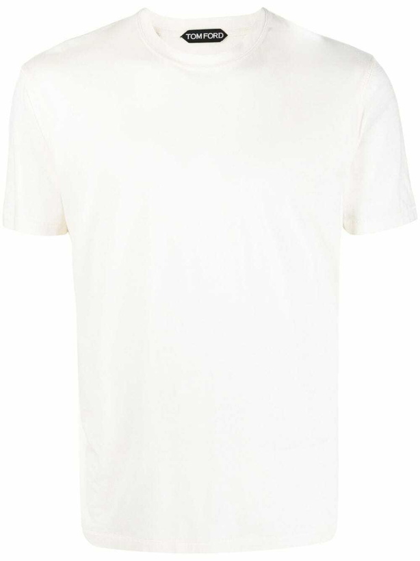 Photo: TOM FORD - Lyocell And Cotton Blend T-shirt