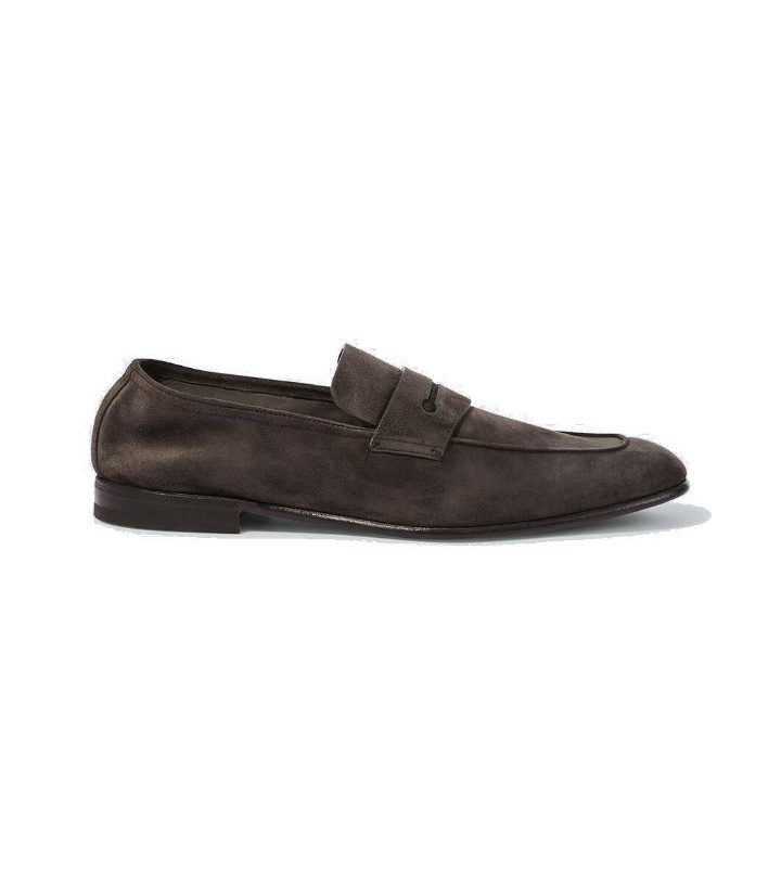 Photo: Zegna L'Asola suede loafers