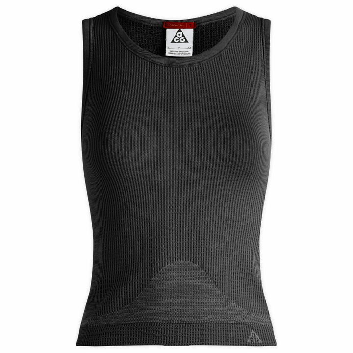 Photo: Nike Women's ACG DLTA BSLR Tank Top in Black/Anthracite