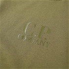 C.P. Company Laminated Logo Print Crew Sweat
