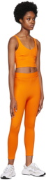 Live the Process Orange Crystal Sport Leggings