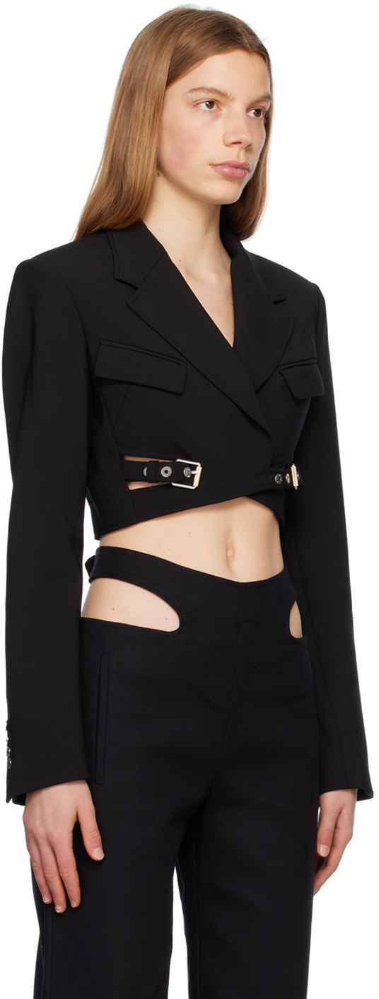 Dion Lee Black Interlock Blazer Dion Lee