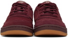 Reebok Classics Burgundy Suede Club C 85 Sneakers