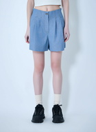 Moncler Grenoble High-Waisted Pleated Shorts