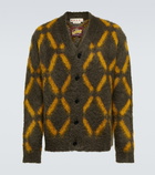 Marni - Intarsia mohair-blend cardigan