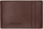 Bottega Veneta Burgundy Credit Card Case