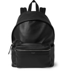 SAINT LAURENT - City Leather Backpack - Black