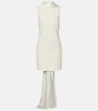 Danielle Frankel Bridal Mimi wool-blend minidress