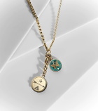 Foundrae Dream & Reverie 18kt gold charm necklace with diamonds
