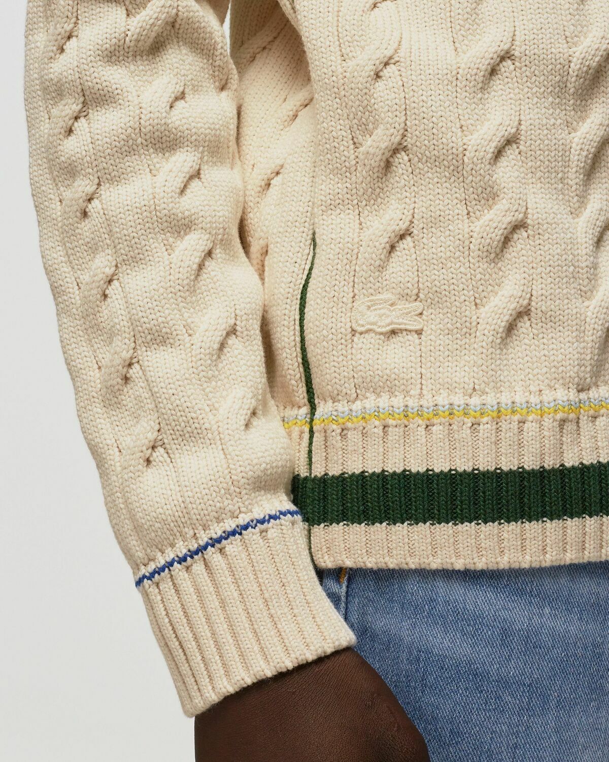Lacoste Sweater Beige Pullovers