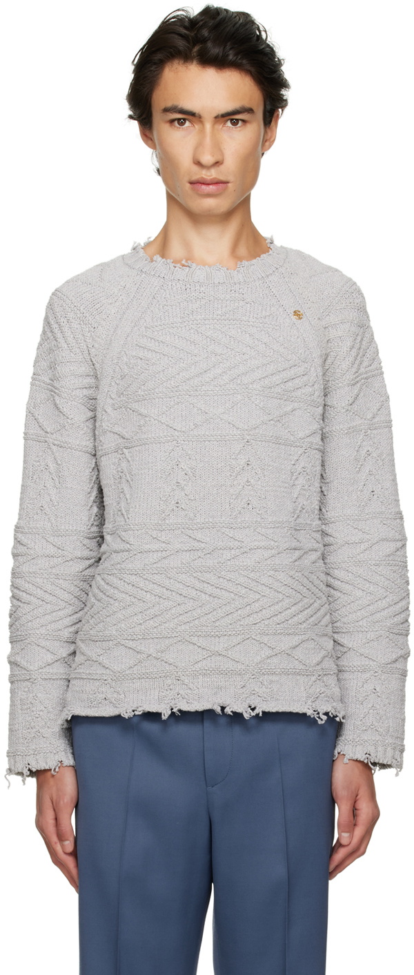 Recto Gray Resort Vintage Crewneck