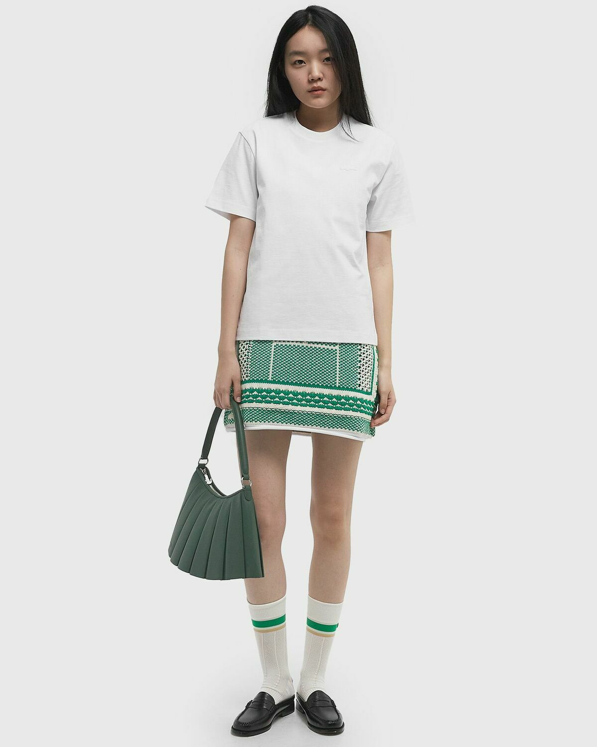 Lacoste LIFE TEE White Womens Shortsleefe