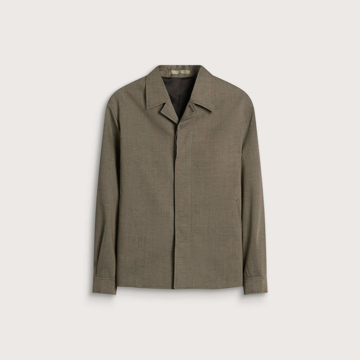 Our Legacy Men's Flowy Fleck Wool Pack Blazer in Clay