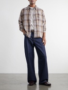Corridor - Checked Flannel Shirt - Brown