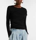 Marant Etoile Dressi draped jersey top