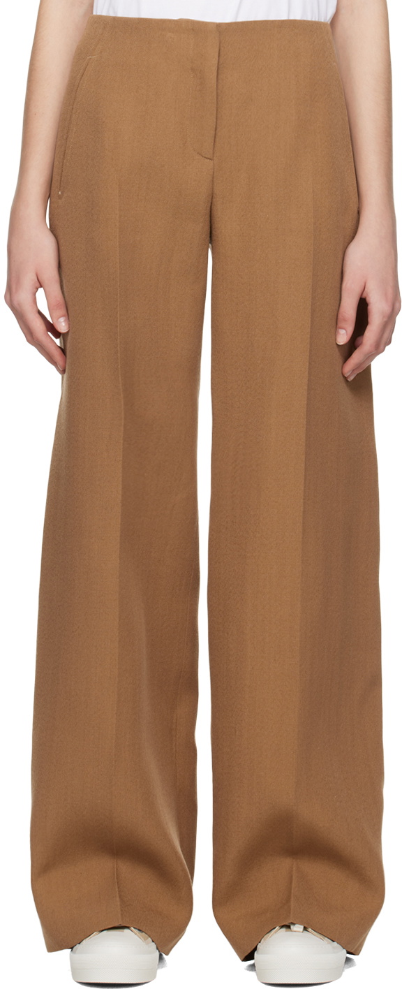 The Row Tan Pipa Trousers The Row