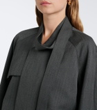 Victoria Beckham Virgin wool bomber jacket