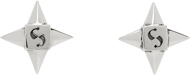 Photo: Stolen Girlfriends Club Silver Star Shock Stud Earrings