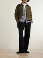Officine Générale - Liam Suede Jacket - Green
