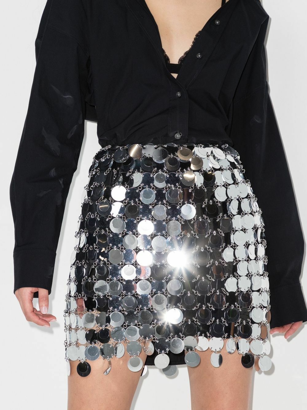 Rabanne Chain Mail Mini Skirt
