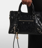 Balenciaga Le City Charm Eiffel leather keychain